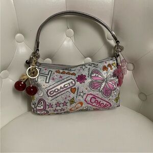 Coach Multicolor Graphic Shoulder Bag